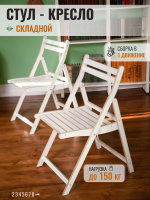 Комплект 2 стула, белые