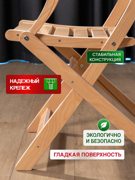 Комплект:  Стол круглый  и 2 кресла , в прозрачной ламинации