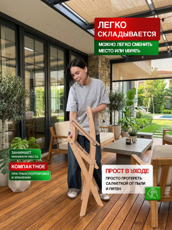 Комплект:  Стол круглый  и 2 кресла , в прозрачной ламинации
